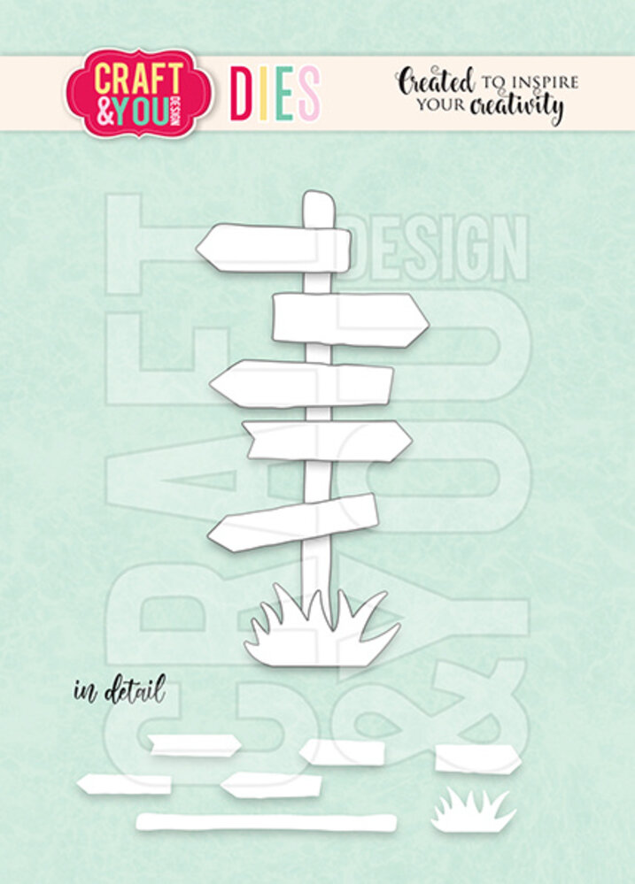 Craft & You Design Signpost Set Dies - zum Schließen ins Bild klicken